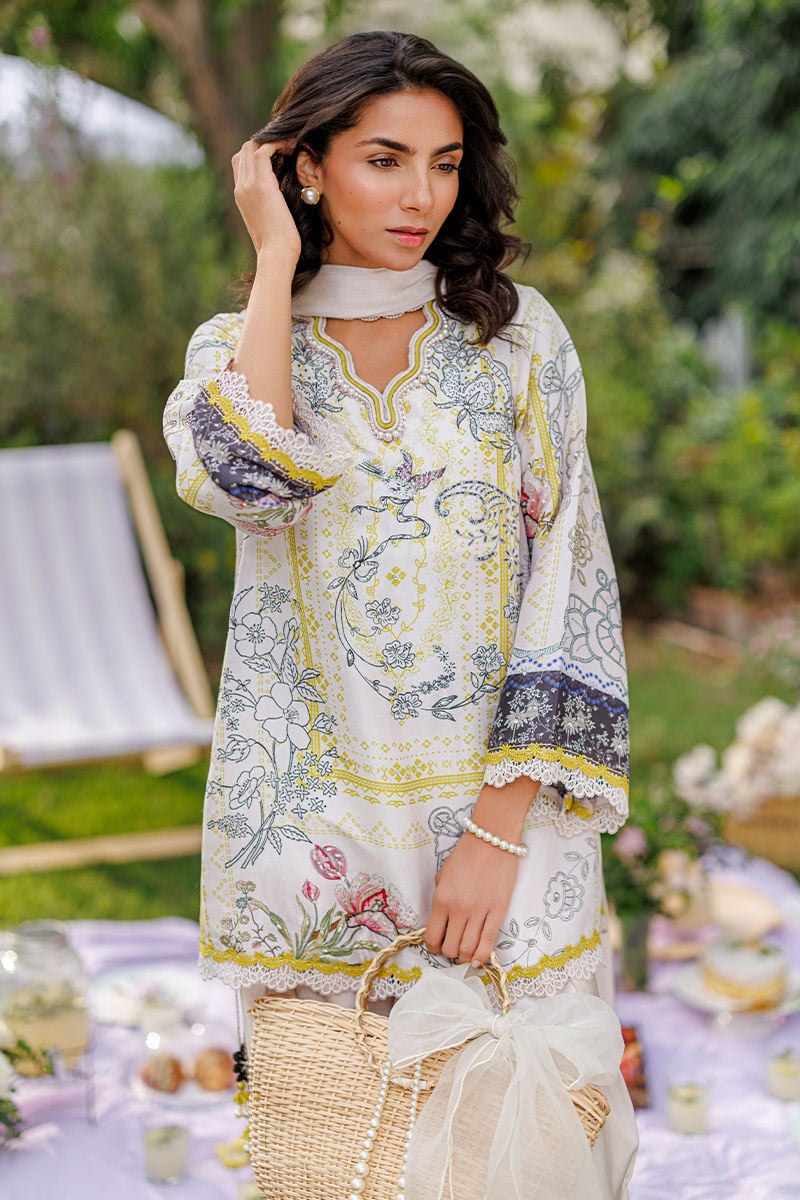 Ansab Jahangir | A Silk Afternoon Luxury Eid Silks 26 | Sunbeam by Ansab Jahangir - Designer Dress  - Type : Ladies Clothes - Available at Libayah - 100% Original 
