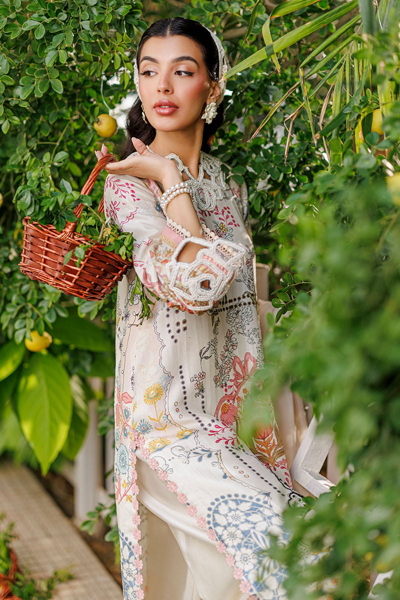 Ansab Jahangir | A Silk Afternoon Luxury Eid Silks 26 | Petaline by Ansab Jahangir - Designer Dress  - Type : Ladies Clothes - Available at Libayah - 100% Original 