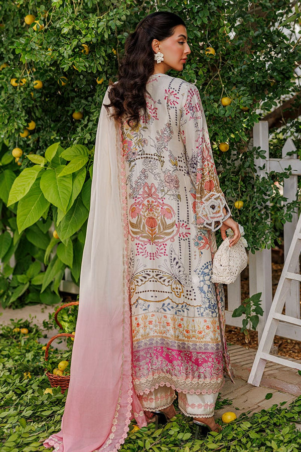 Ansab Jahangir | A Silk Afternoon Luxury Eid Silks 26 | Petaline by Ansab Jahangir - Designer Dress  - Type : Ladies Clothes - Available at Libayah - 100% Original 