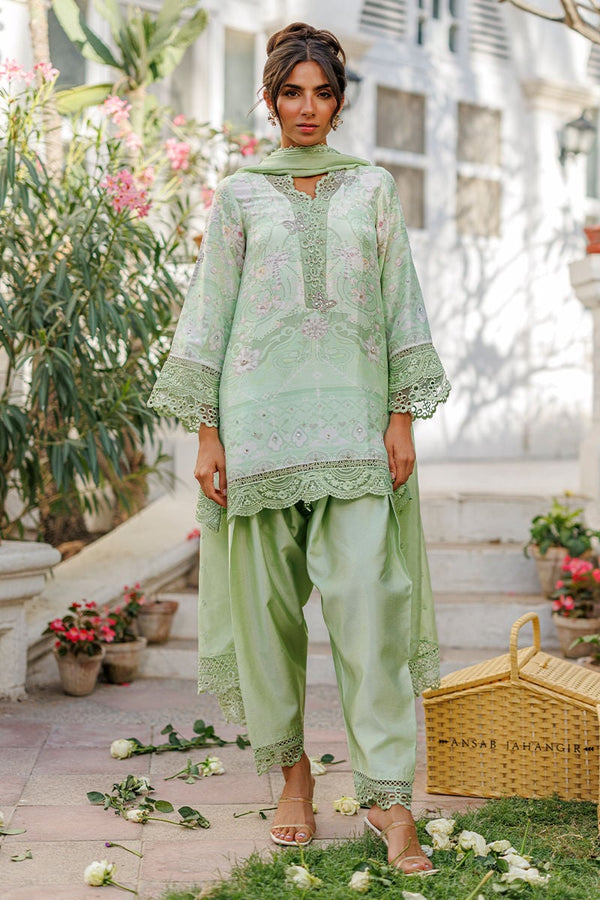 Ansab Jahangir | A Silk Afternoon Luxury Eid Silks 26 | Evie by Ansab Jahangir - Designer Dress  - Type : Ladies Clothes - Available at Libayah - 100% Original 