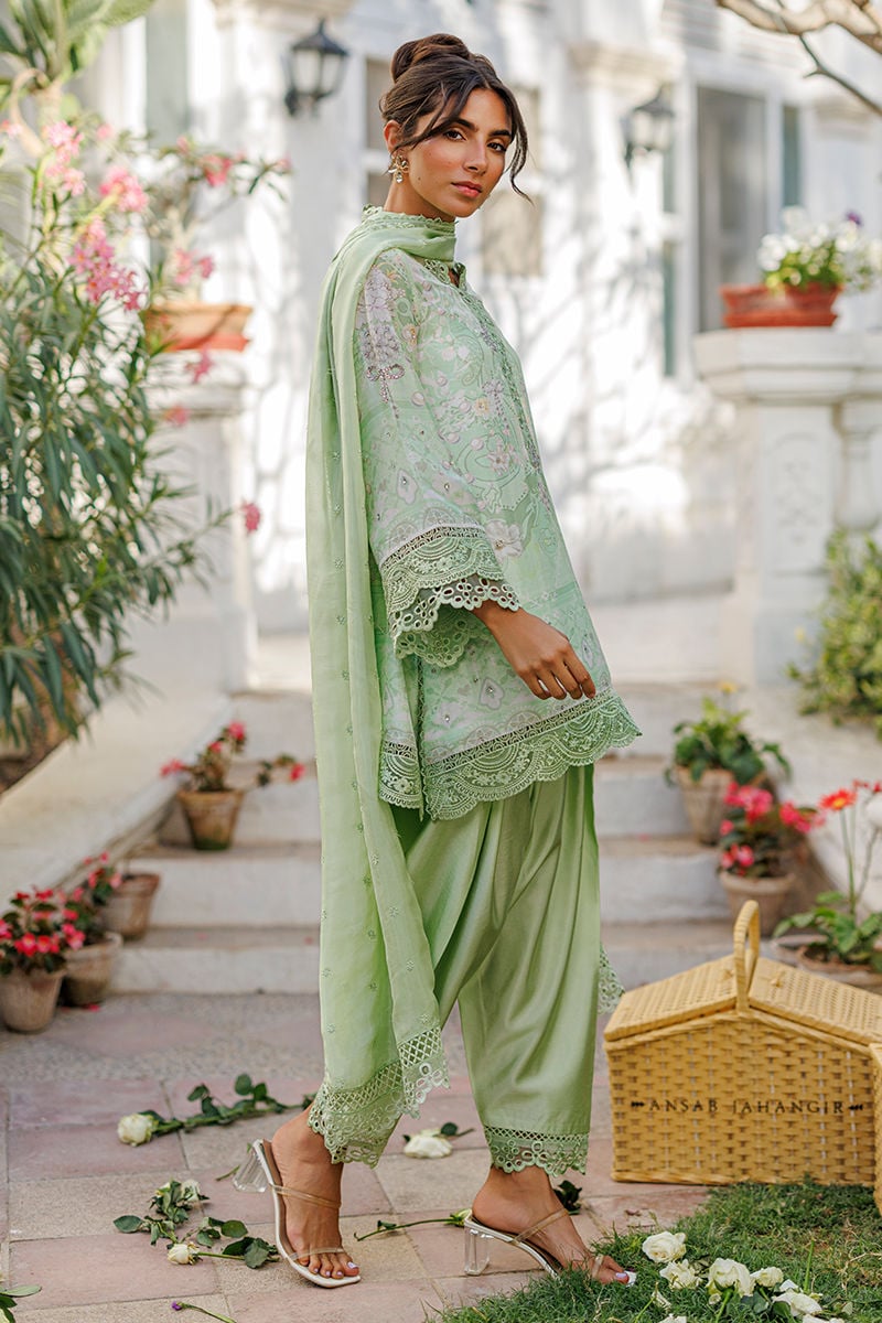 Ansab Jahangir | A Silk Afternoon Luxury Eid Silks 26 | Evie by Ansab Jahangir - Designer Dress  - Type : Ladies Clothes - Available at Libayah - 100% Original 