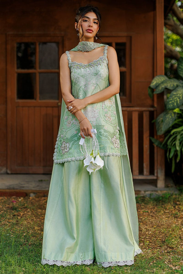 Ansab Jahangir | A Silk Afternoon Luxury Eid Silks 26 | Marjorie by Ansab Jahangir - Designer Dress  - Type : Ladies Clothes - Available at Libayah - 100% Original 