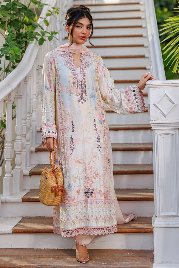 Ansab Jahangir | A Silk Afternoon Luxury Eid Silks 26 | Peonia by Ansab Jahangir - Designer Dress  - Type : Ladies Clothes - Available at Libayah - 100% Original 