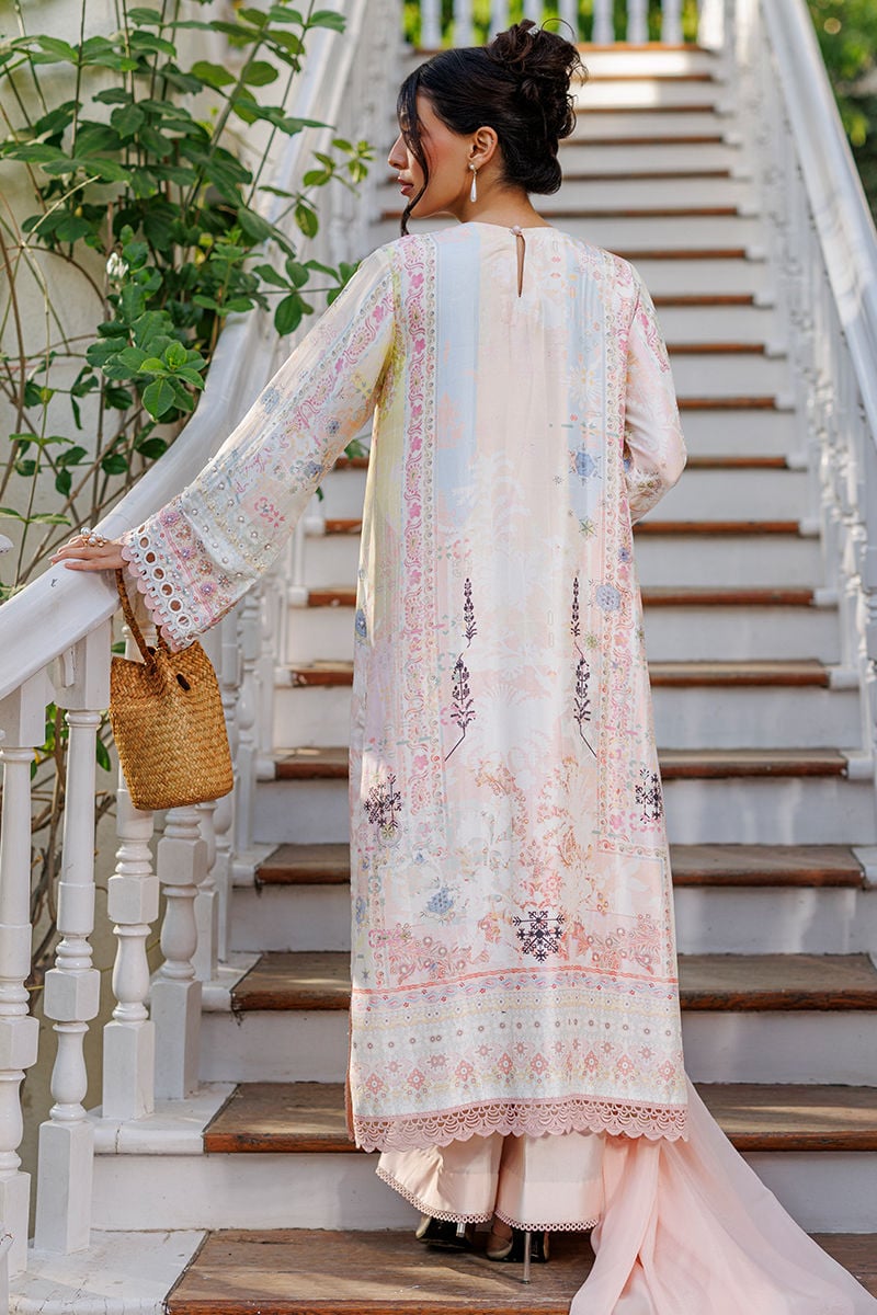 Ansab Jahangir | A Silk Afternoon Luxury Eid Silks 26 | Peonia by Ansab Jahangir - Designer Dress  - Type : Ladies Clothes - Available at Libayah - 100% Original 