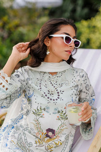 Ansab Jahangir | A Silk Afternoon Luxury Eid Silks 26 | Crema by Ansab Jahangir - Designer Dress  - Type : Ladies Clothes - Available at Libayah - 100% Original 