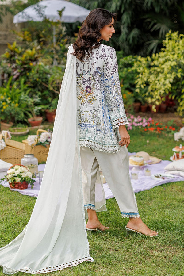 Ansab Jahangir | A Silk Afternoon Luxury Eid Silks 26 | Crema by Ansab Jahangir - Designer Dress  - Type : Ladies Clothes - Available at Libayah - 100% Original 