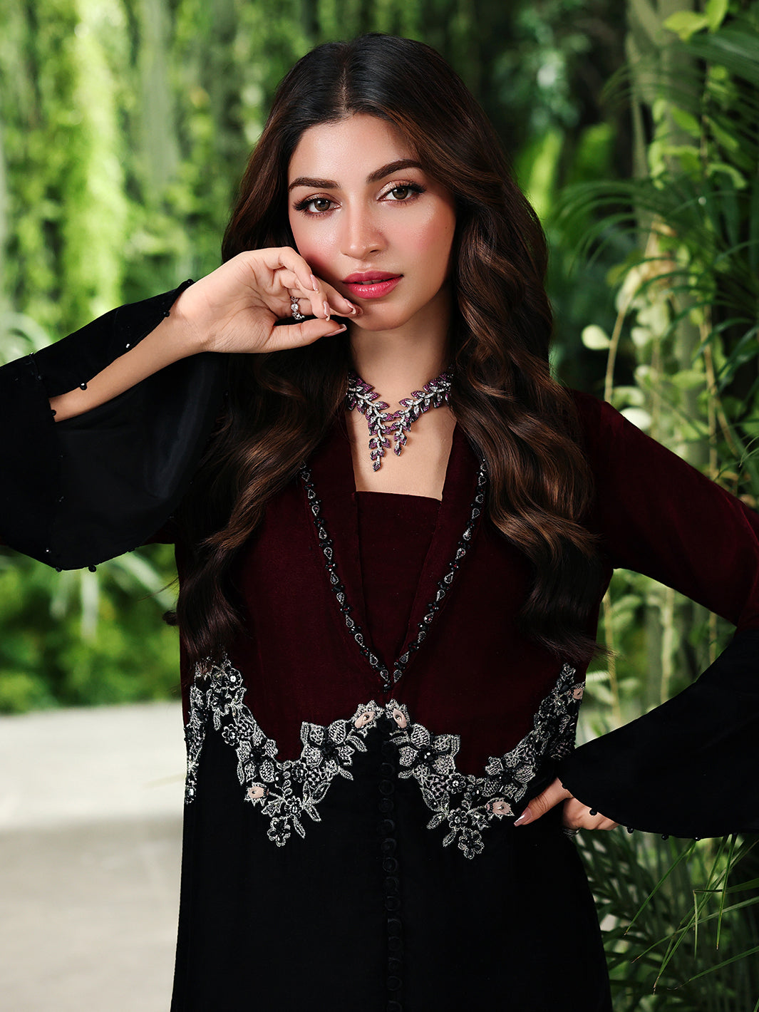 Ain | Twilight The Velvet Edit | AN-184 by Ain - Designer Dress  - Type : Ladies Clothes - Available at Libayah - 100% Original 