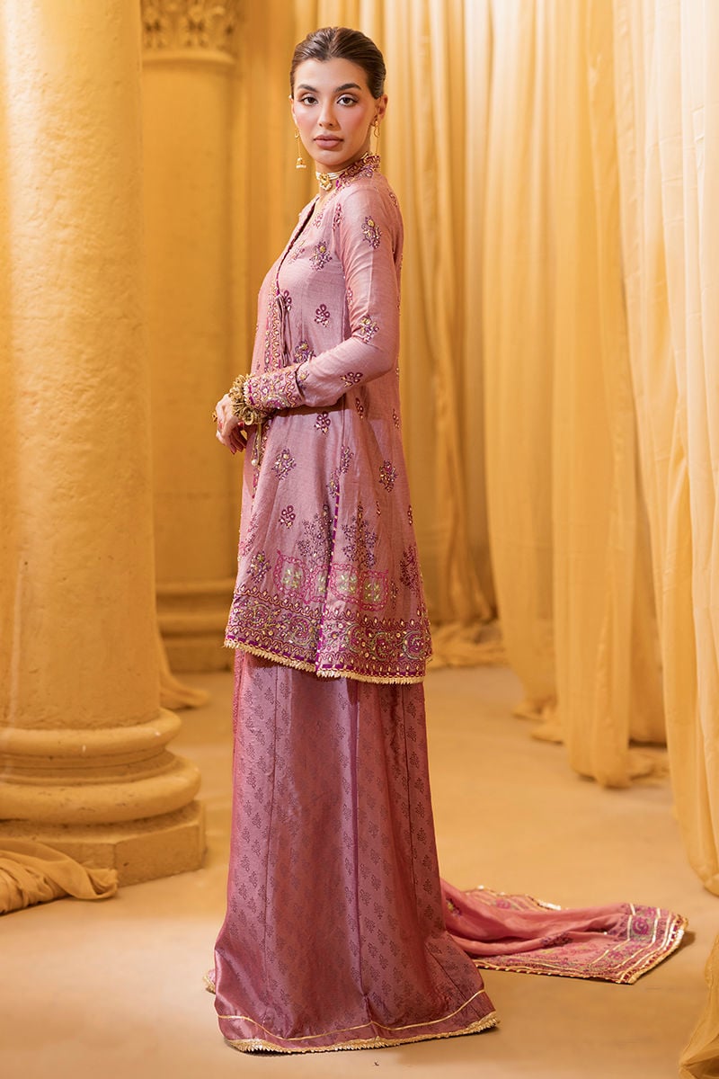 Ansab Jahangir | Artisan Prints 26 | Dust Rose by Ansab Jahangir - Designer Dress  - Type : Ladies Clothes - Available at Libayah - 100% Original 