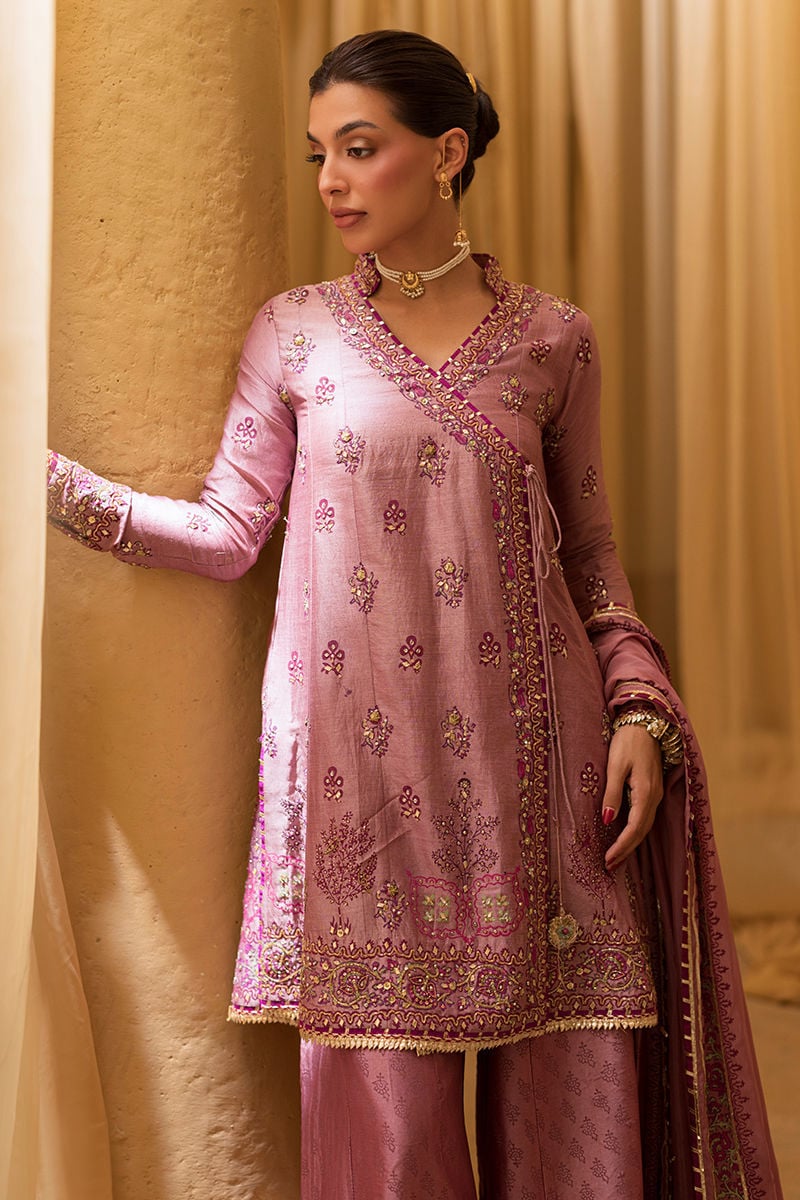 Ansab Jahangir | Artisan Prints 26 | Dust Rose by Ansab Jahangir - Designer Dress  - Type : Ladies Clothes - Available at Libayah - 100% Original 