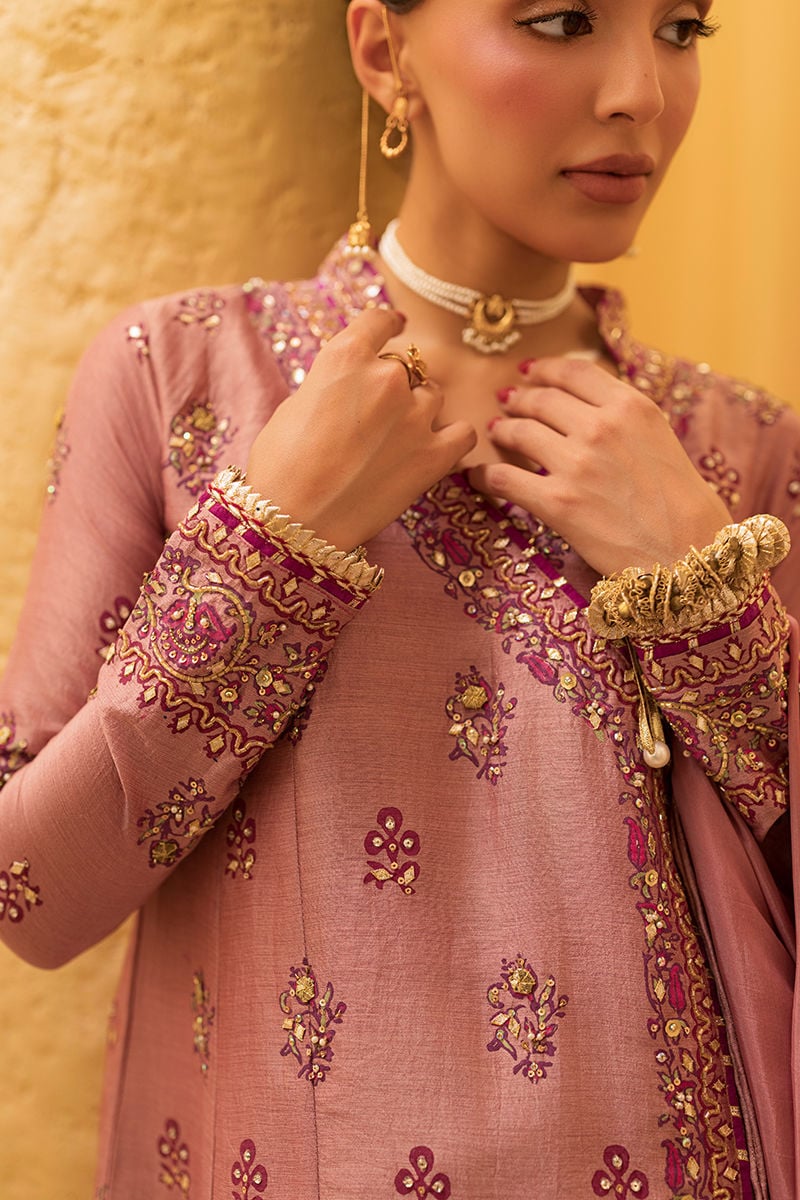 Ansab Jahangir | Artisan Prints 26 | Dust Rose by Ansab Jahangir - Designer Dress  - Type : Ladies Clothes - Available at Libayah - 100% Original 