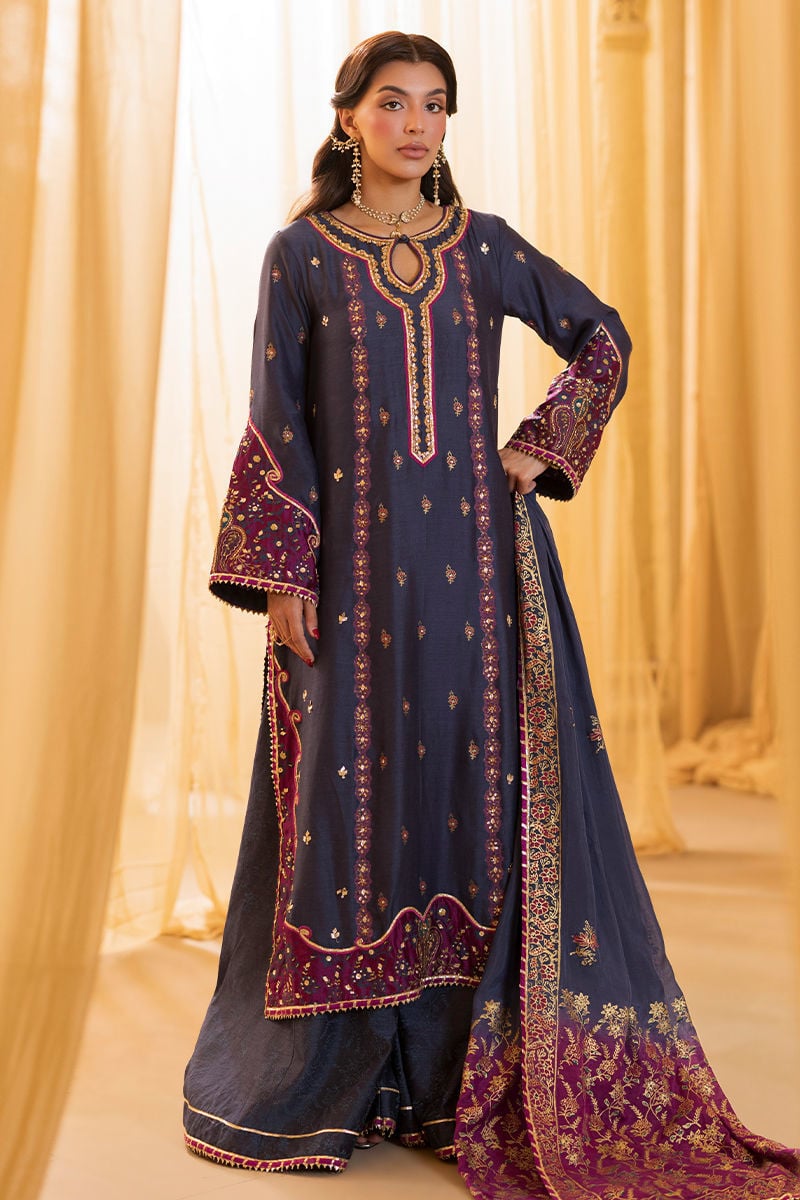 Ansab Jahangir | Artisan Prints 26 |Amora by Ansab Jahangir - Designer Dress  - Type : Ladies Clothes - Available at Libayah - 100% Original 