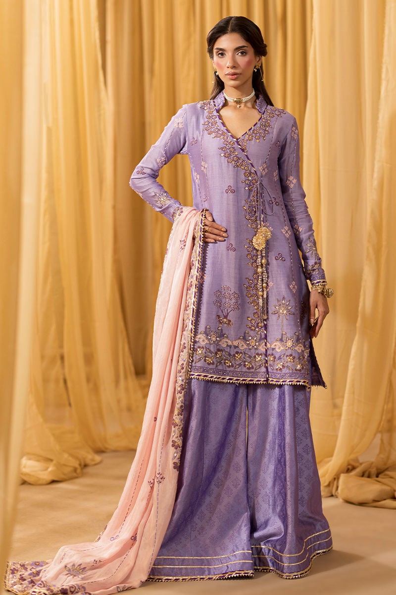Ansab Jahangir | Artisan Prints 26 | Soleia by Ansab Jahangir - Designer Dress  - Type : Ladies Clothes - Available at Libayah - 100% Original 