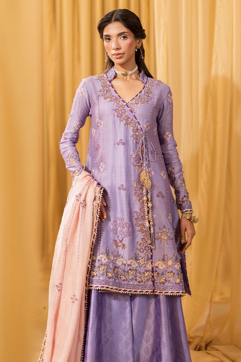 Ansab Jahangir | Artisan Prints 26 | Soleia by Ansab Jahangir - Designer Dress  - Type : Ladies Clothes - Available at Libayah - 100% Original 