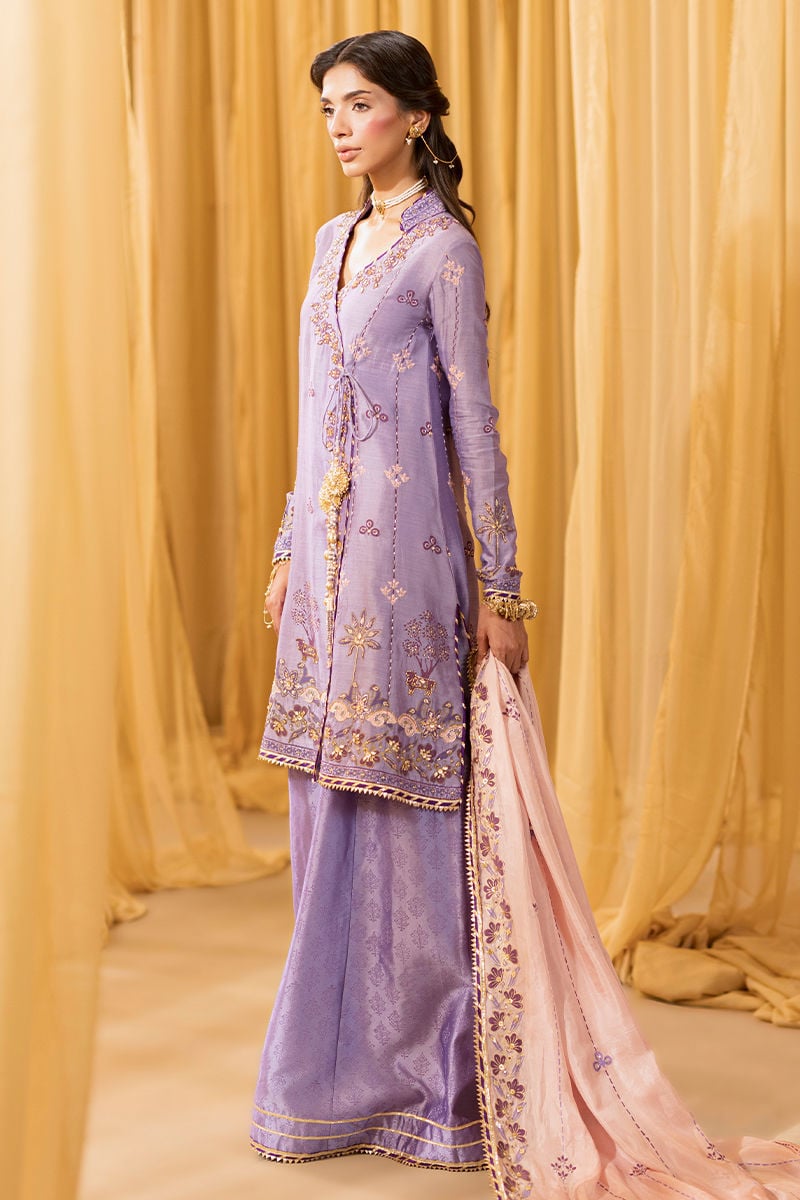 Ansab Jahangir | Artisan Prints 26 | Soleia by Ansab Jahangir - Designer Dress  - Type : Ladies Clothes - Available at Libayah - 100% Original 