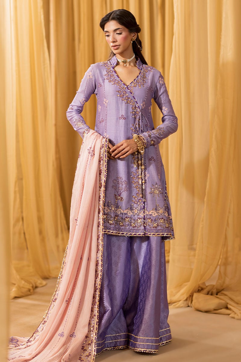 Ansab Jahangir | Artisan Prints 26 | Soleia by Ansab Jahangir - Designer Dress  - Type : Ladies Clothes - Available at Libayah - 100% Original 