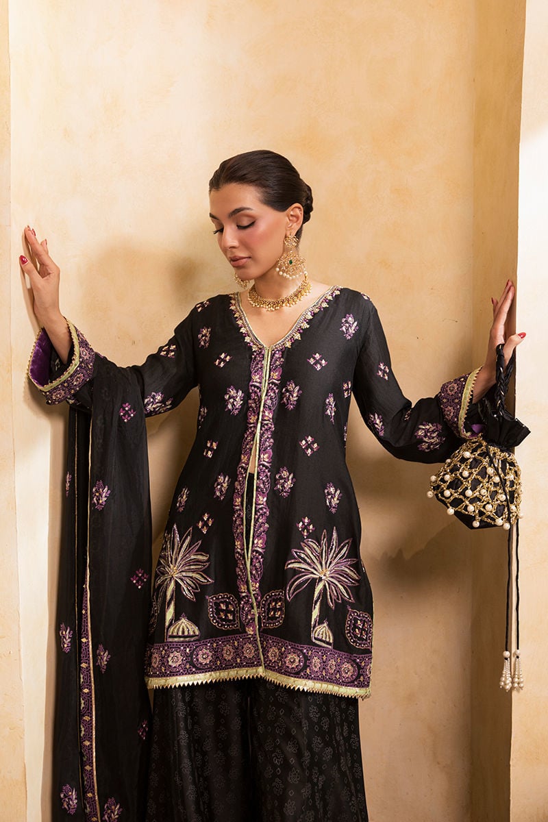 Ansab Jahangir | Artisan Prints 26 |Shadow Silk by Ansab Jahangir - Designer Dress  - Type : Ladies Clothes - Available at Libayah - 100% Original 