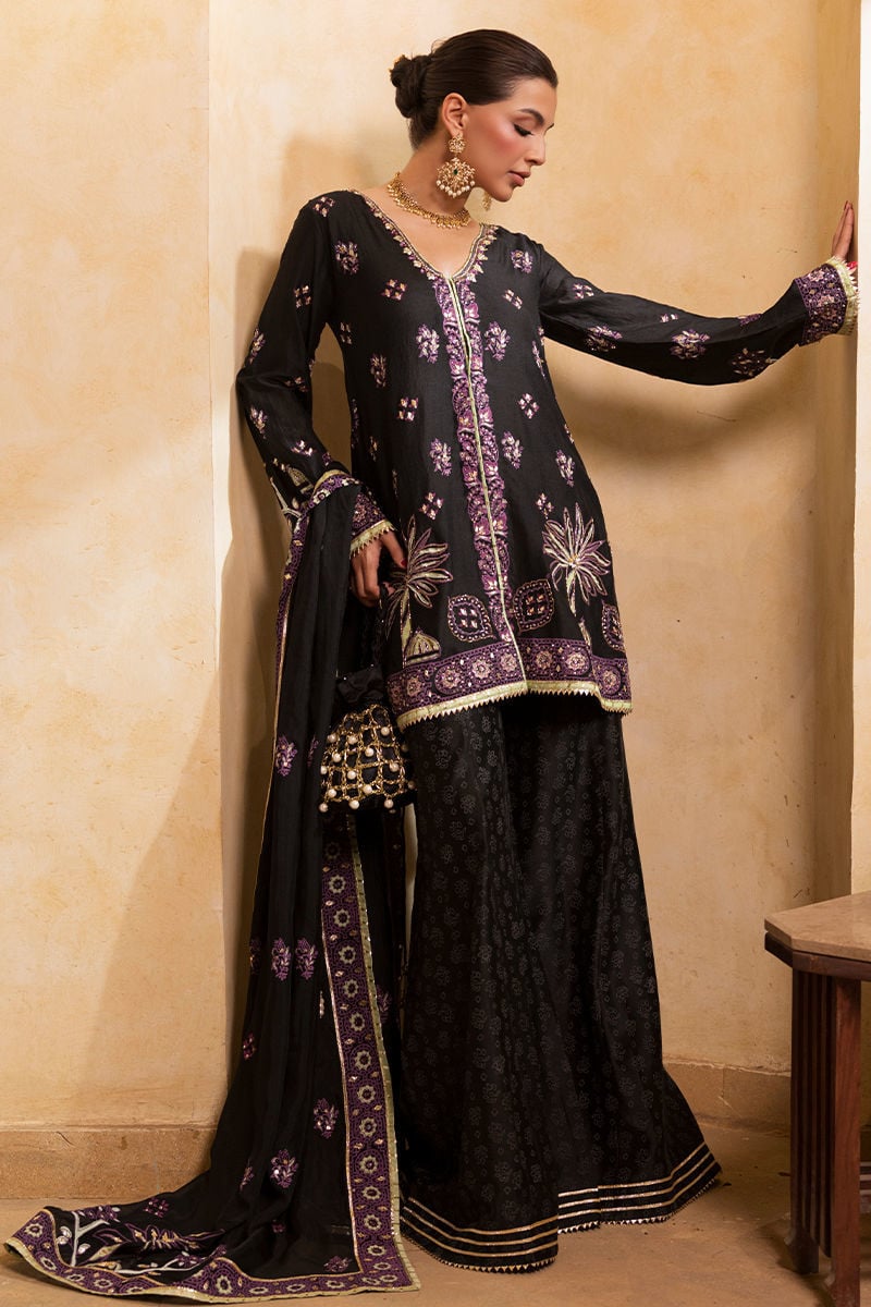 Ansab Jahangir | Artisan Prints 26 |Shadow Silk by Ansab Jahangir - Designer Dress  - Type : Ladies Clothes - Available at Libayah - 100% Original 