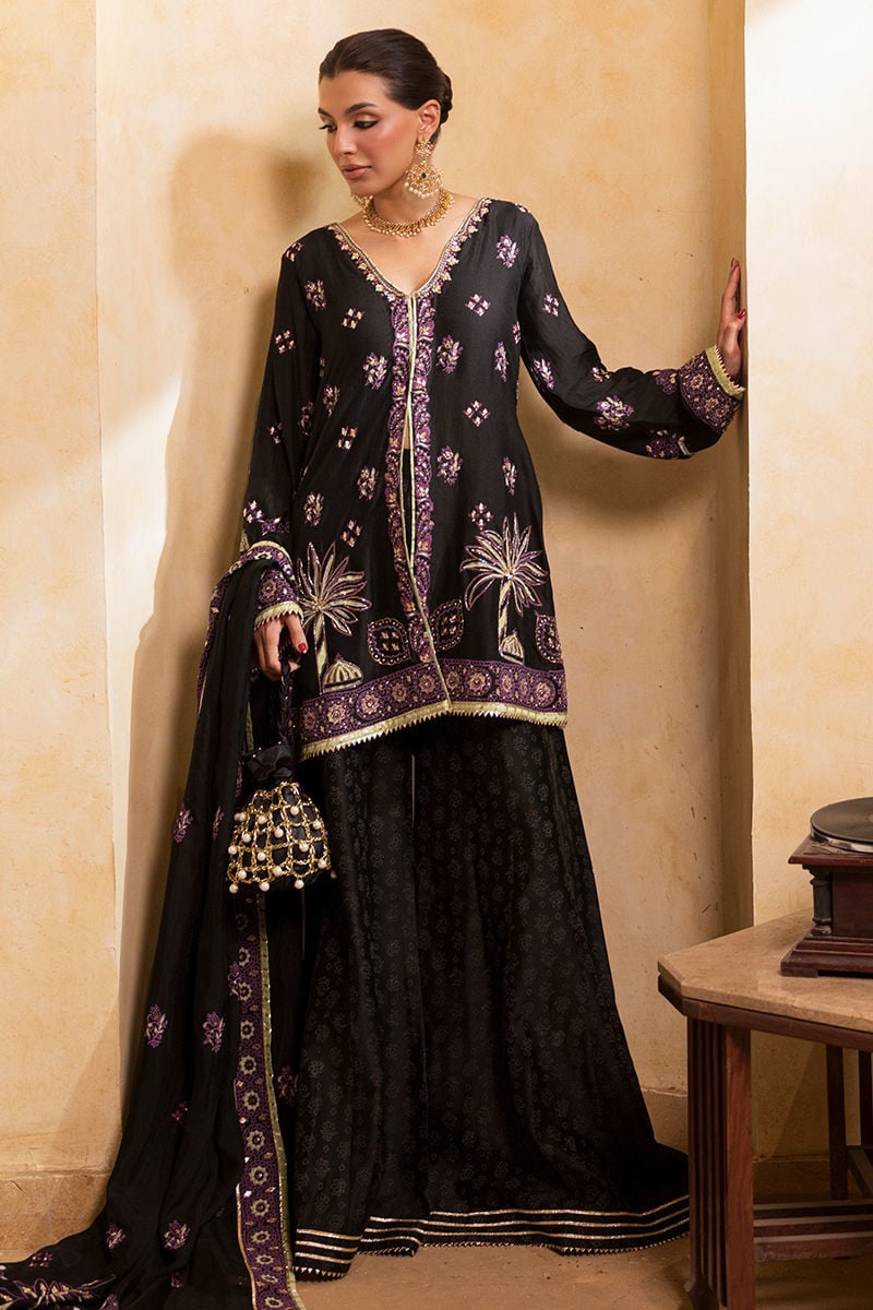 Ansab Jahangir | Artisan Prints 26 |Shadow Silk by Ansab Jahangir - Designer Dress  - Type : Ladies Clothes - Available at Libayah - 100% Original 
