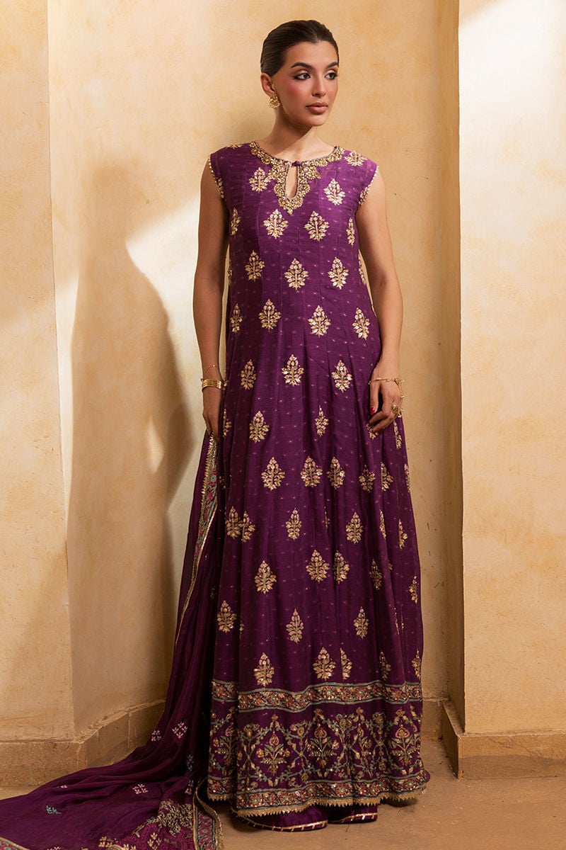 Ansab Jahangir | Artisan Prints 26 | Mulberry by Ansab Jahangir - Designer Dress  - Type : Ladies Clothes - Available at Libayah - 100% Original 