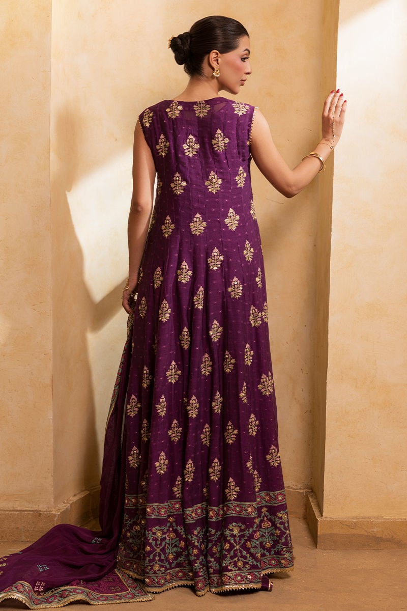 Ansab Jahangir | Artisan Prints 26 | Mulberry by Ansab Jahangir - Designer Dress  - Type : Ladies Clothes - Available at Libayah - 100% Original 