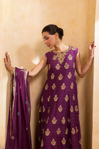 Ansab Jahangir | Artisan Prints 26 | Mulberry by Ansab Jahangir - Designer Dress  - Type : Ladies Clothes - Available at Libayah - 100% Original 