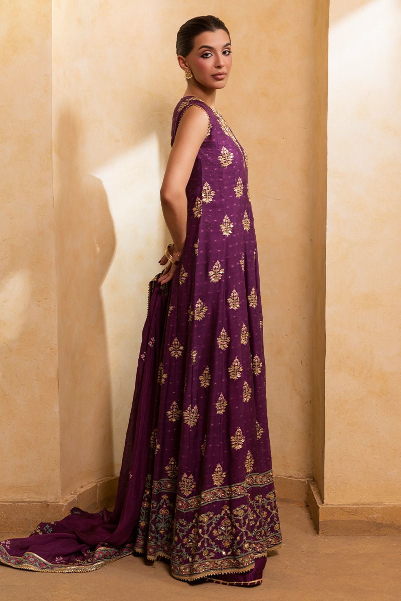 Ansab Jahangir | Artisan Prints 26 | Mulberry by Ansab Jahangir - Designer Dress  - Type : Ladies Clothes - Available at Libayah - 100% Original 