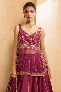 Ansab Jahangir | Artisan Prints 26 |Berry Velour by Ansab Jahangir - Designer Dress  - Type : Ladies Clothes - Available at Libayah - 100% Original 