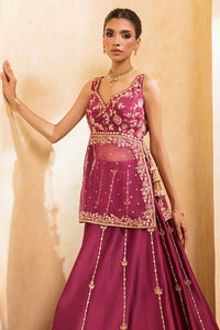 Ansab Jahangir | Artisan Prints 26 |Berry Velour by Ansab Jahangir - Designer Dress  - Type : Ladies Clothes - Available at Libayah - 100% Original 