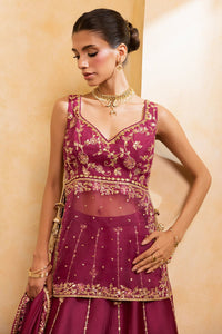 Ansab Jahangir | Artisan Prints 26 |Berry Velour by Ansab Jahangir - Designer Dress  - Type : Ladies Clothes - Available at Libayah - 100% Original 