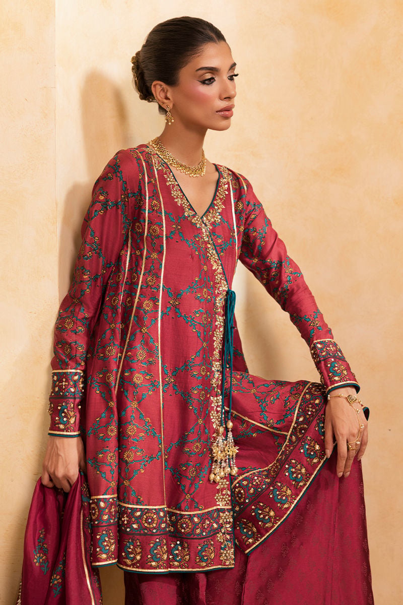 Ansab Jahangir | Artisan Prints 26 | Regalia by Ansab Jahangir - Designer Dress  - Type : Ladies Clothes - Available at Libayah - 100% Original 