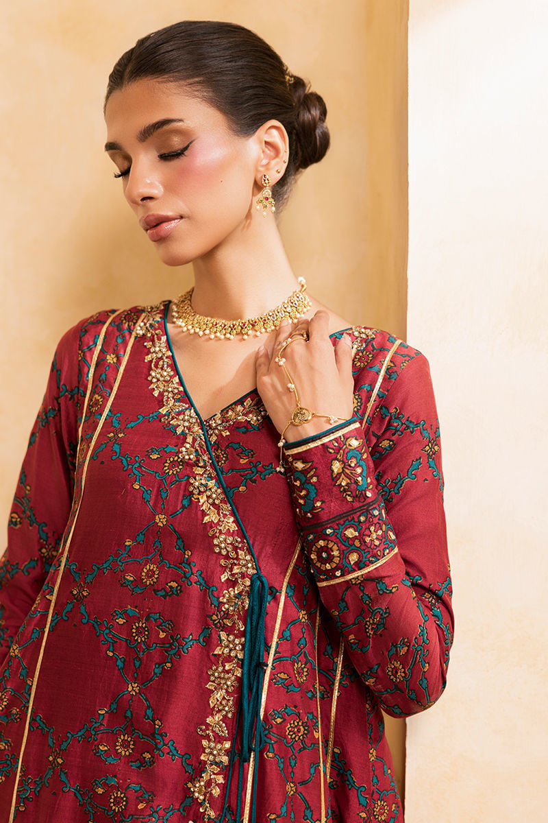 Ansab Jahangir | Artisan Prints 26 | Regalia by Ansab Jahangir - Designer Dress  - Type : Ladies Clothes - Available at Libayah - 100% Original 