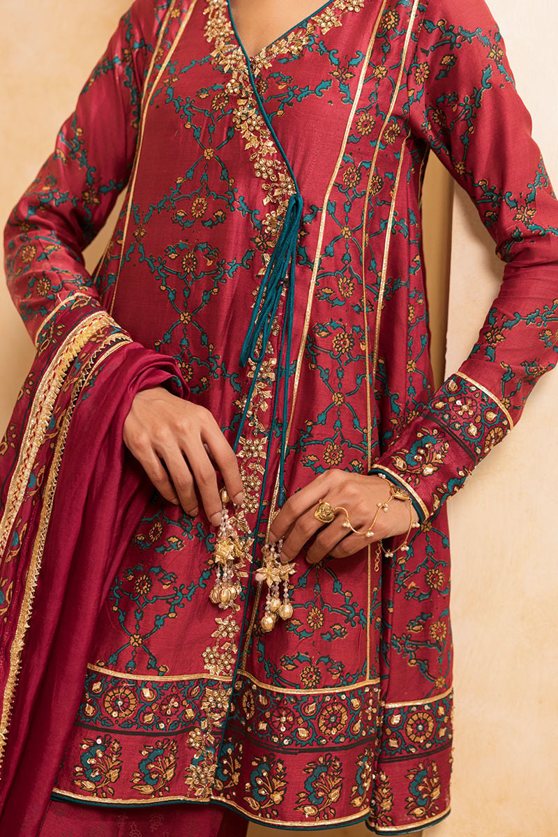 Ansab Jahangir | Artisan Prints 26 | Regalia by Ansab Jahangir - Designer Dress  - Type : Ladies Clothes - Available at Libayah - 100% Original 