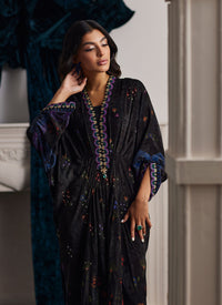 Farah Talib Aziz | Velvets The After Party | DIMA VELVET KAFTAN by Farah Talib Aziz - Designer Dress - Type: Ladies Clothes - Available at Libayah - 100% Original
