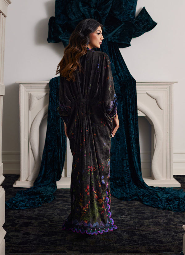 Farah Talib Aziz | Velvets The After Party | DIMA VELVET KAFTAN by Farah Talib Aziz - Designer Dress - Type: Ladies Clothes - Available at Libayah - 100% Original