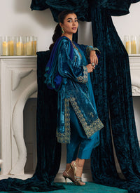Farah Talib Aziz | Velvets The After Party | STIXX SHIRT AND DUPATTA by Farah Talib Aziz - Designer Dress - Type: Ladies Clothes - Available at Libayah - 100% Original