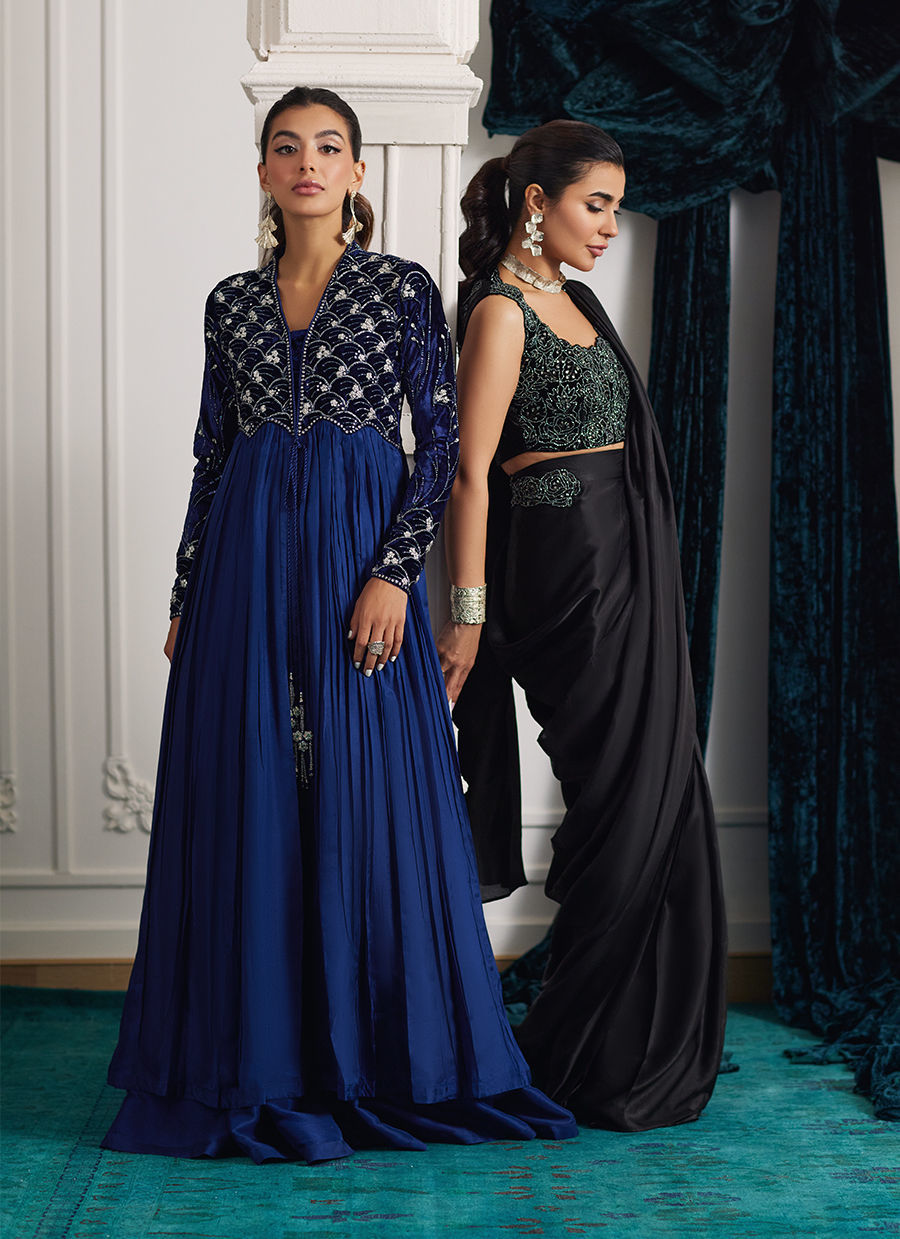 Farah Talib Aziz | Velvets The After Party | NENSI BURGUNDY SHIRT by Farah Talib Aziz - Designer Dress - Type: Ladies Clothes - Available at Libayah - 100% Original