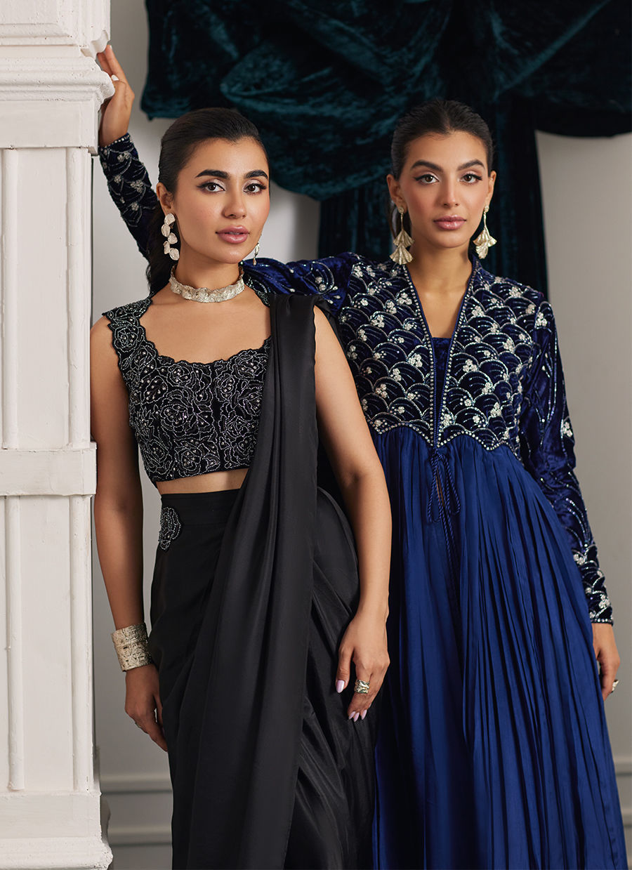 Farah Talib Aziz | Velvets The After Party | NENSI BURGUNDY SHIRT by Farah Talib Aziz - Designer Dress - Type: Ladies Clothes - Available at Libayah - 100% Original