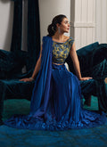 Farah Talib Aziz | Velvets The After Party | PERSEE LEHENGA CHOLI by Farah Talib Aziz - Designer Dress - Type: Ladies Clothes - Available at Libayah - 100% Original