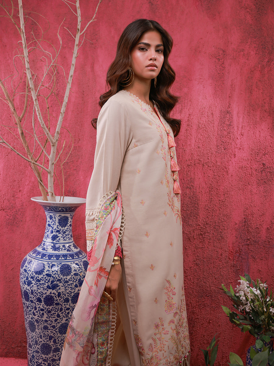 Salitex | Zaria Luxury Lawn | A05 by Salitex - Designer Dress - Type: Luxury - Available at Libayah - 100% Original