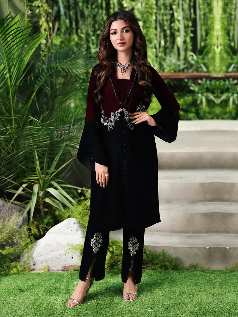 Ain | Twilight The Velvet Edit | AN-184 by Ain - Designer Dress  - Type : Ladies Clothes - Available at Libayah - 100% Original 