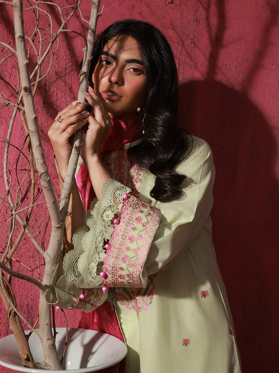 Salitex | Zaria Luxury Lawn | A07 by Salitex - Designer Dress - Type: Luxury - Available at Libayah - 100% Original