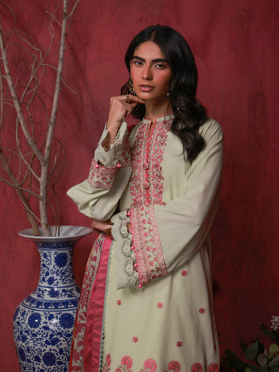 Salitex | Zaria Luxury Lawn | A07 by Salitex - Designer Dress - Type: Luxury - Available at Libayah - 100% Original