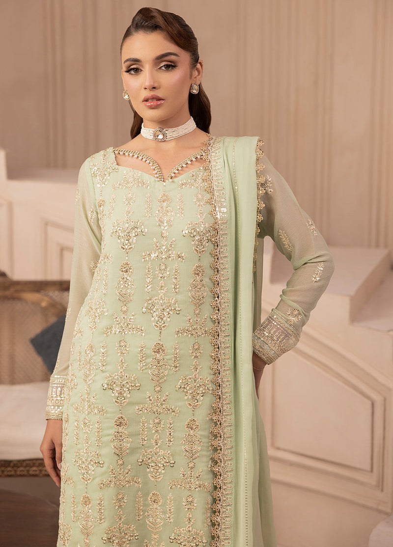 Sahane | Elyssa Festive Chiffon | CT-19004 Emera - ELYSSA by Sahane - Designer Dress - Type: Ladies Clothes - Available at Libayah - 100% Original