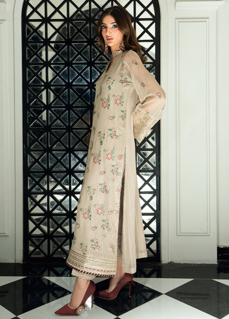 Sahane | Maison D'or Collection | CT 27005 Champagne - Designer Dress - Type : Ladies Clothes - Available at Libayah - 100% Original