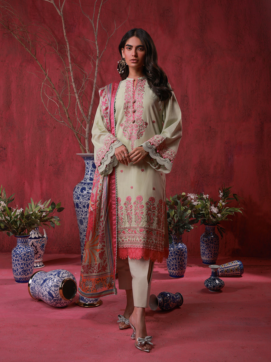 Salitex | Zaria Luxury Lawn | A07 by Salitex - Designer Dress - Type: Luxury - Available at Libayah - 100% Original