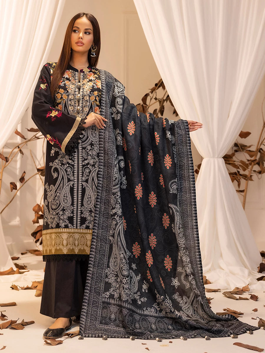 Salitex | Khaddar 24 |  K-01 by Salitex - Designer Dress - Type: Ladies Clothes - Available at Libayah - 100% Original
