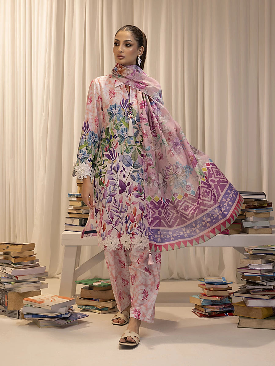 Salitex | Sibel Printed Lawn Silk | ST-04 by Salitex - Designer Dress - Type: Ladies Clothes - Available at Libayah - 100% Original