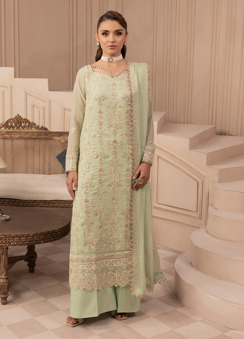 Sahane | Elyssa Festive Chiffon | CT-19004 Emera - ELYSSA by Sahane - Designer Dress - Type: Ladies Clothes - Available at Libayah - 100% Original