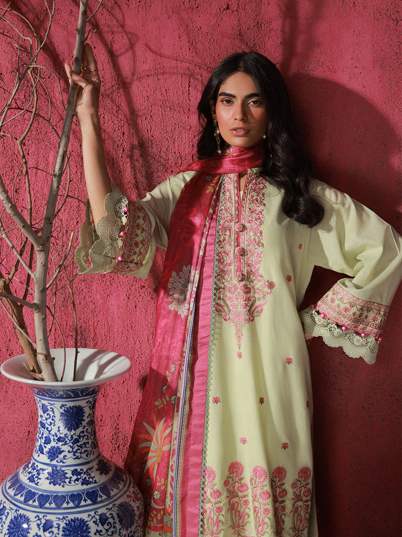 Salitex | Zaria Luxury Lawn | A07 by Salitex - Designer Dress - Type: Luxury - Available at Libayah - 100% Original