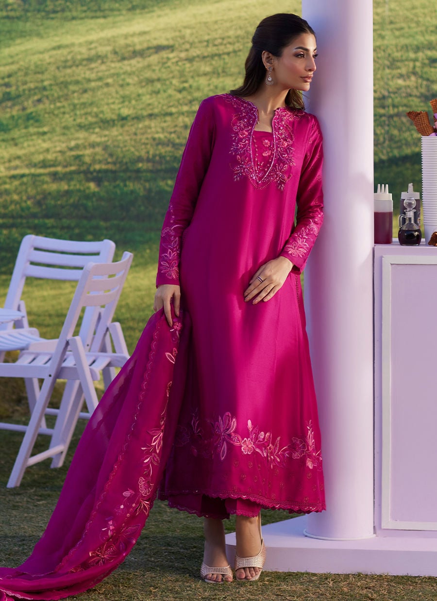 Farah Talib Aziz | Luna Eid 26 | Amara Shirt And Dupatta - Designer Dress - Type : Ladies Clothes - Available at Libayah - 100% Original